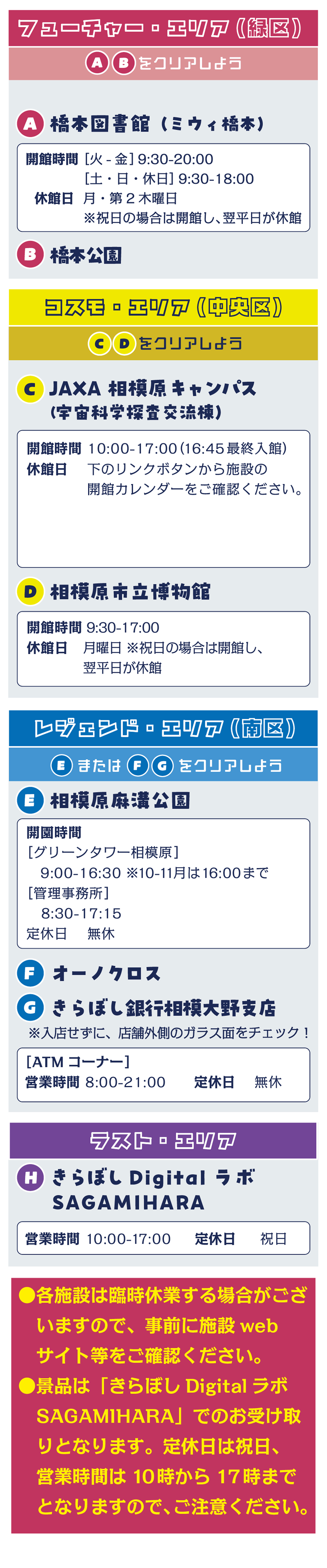 謎解きスポット一覧